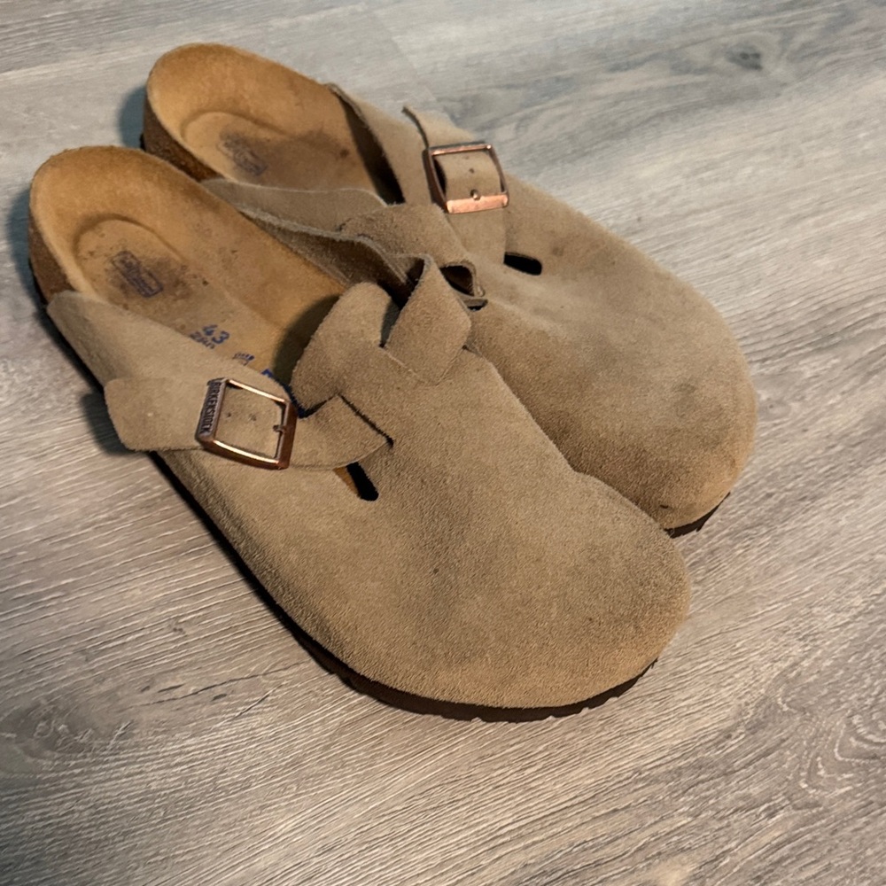 Birkenstock Tan Suede Loafers